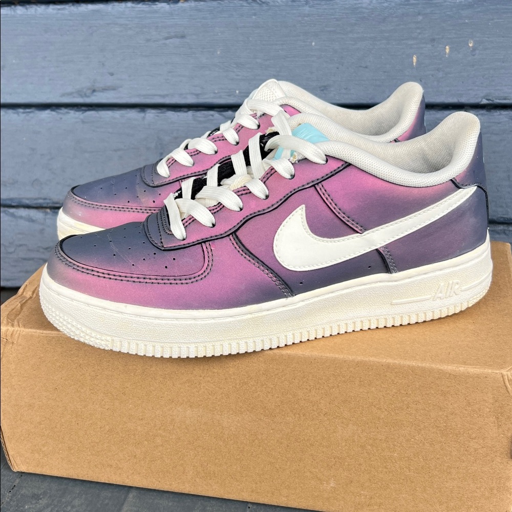 Nike Air Force 1 Low LV8 GS 'Still Blue' - Picture 5 of 8